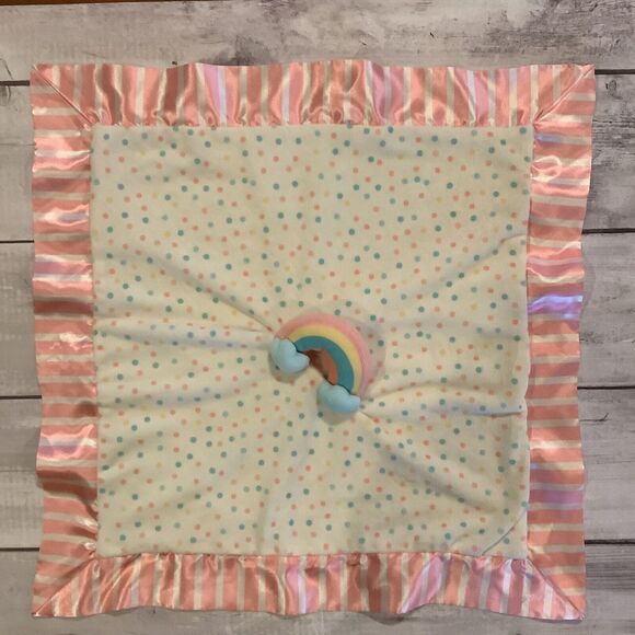 Matilda Jane Dream Chasers Dreaming of Rainbows Baby Security Blanket Lovey - Picture 2 of 16